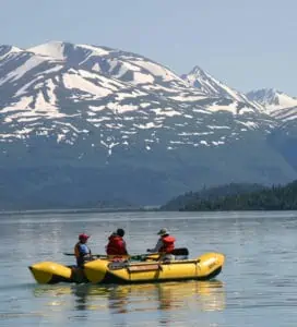 Boating on Skilak Lake