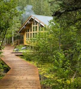 The Main Lodge at Kenai Fjords Glacier Lodge