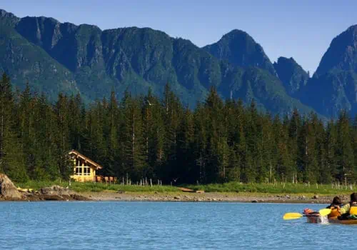 Kayaking in Pedersen Lagoon