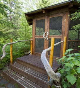 Gazebo at Kenai Backcountry Lodge