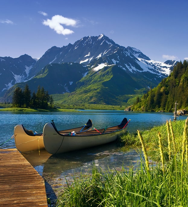 The Canoes at Kenai Fjords Glacier Lodge