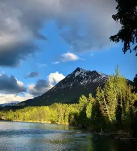 Cecil Rhode Mountain view from the Kenai River