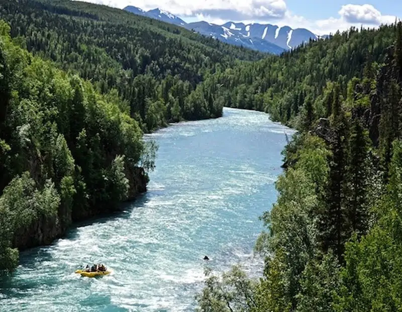 Rafting the Kenai River