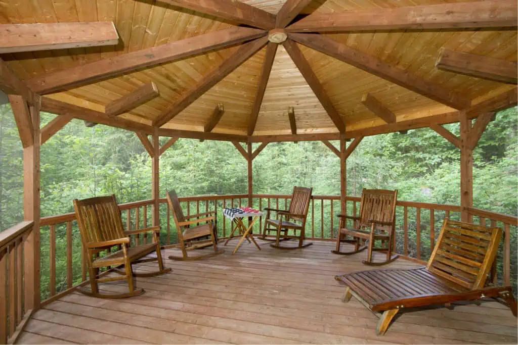 Covered Gazebo at Kenai Backcountry Lodge