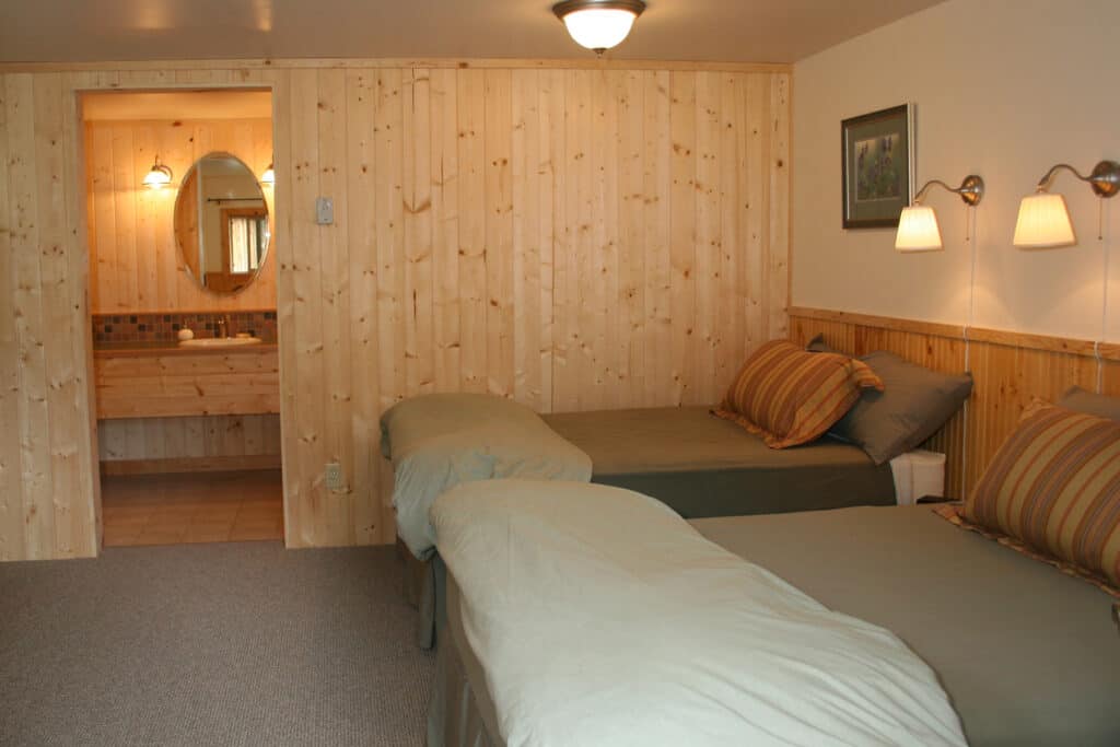 Interior of Cabin at Kenai Riverside Lodge