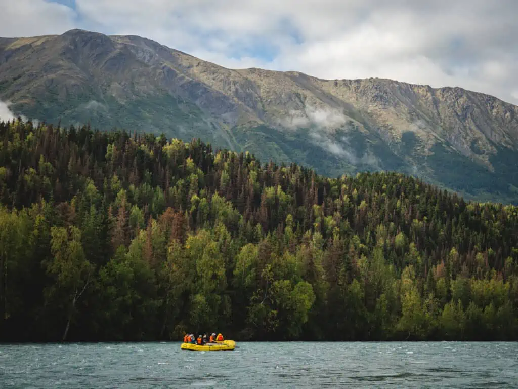 Rafting the Kenai River from Kenai Riverside Lodge on the Alaska 11-Day Grand Adventure