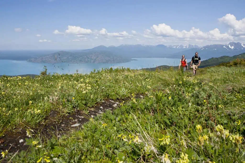 Hiking from Kenai Backcountry Lodge