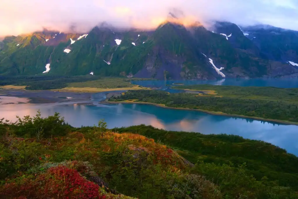 Ridge Hike View near Kenai Fjords Glacier Lodge