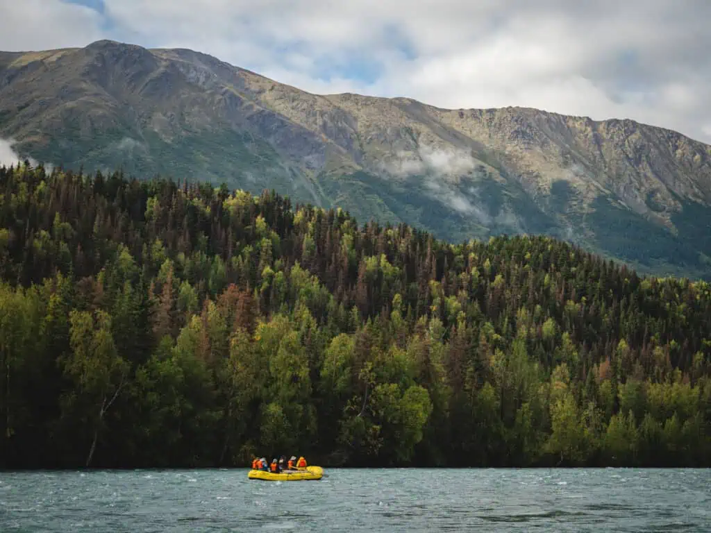 Rafting the Kenai River near Chugach National Forest